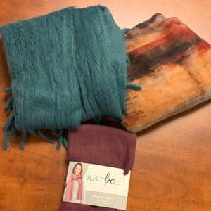 3 piece wrap/scarf bundle EUC